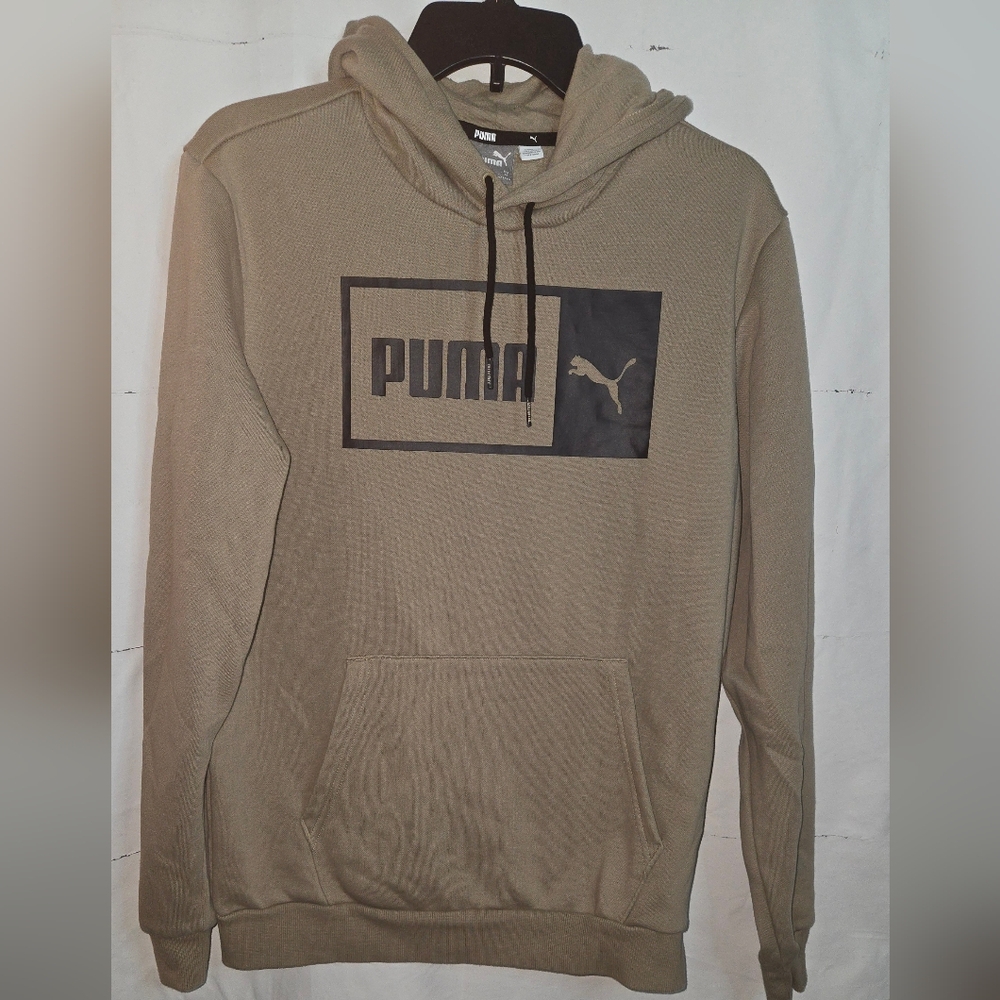 Puma Tan Hoodie MEDIUM MENS